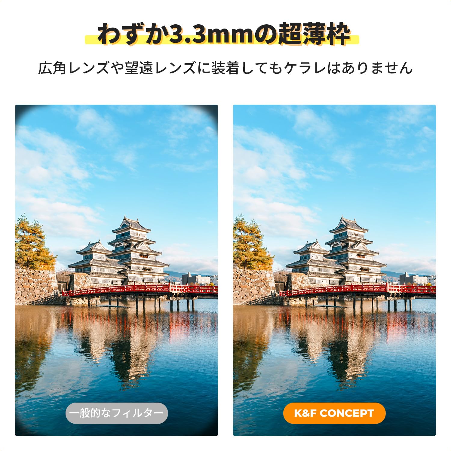 Amazon | K&F CONCEPT レンズ保護フィルター 37mm レンズ保護用 撥水